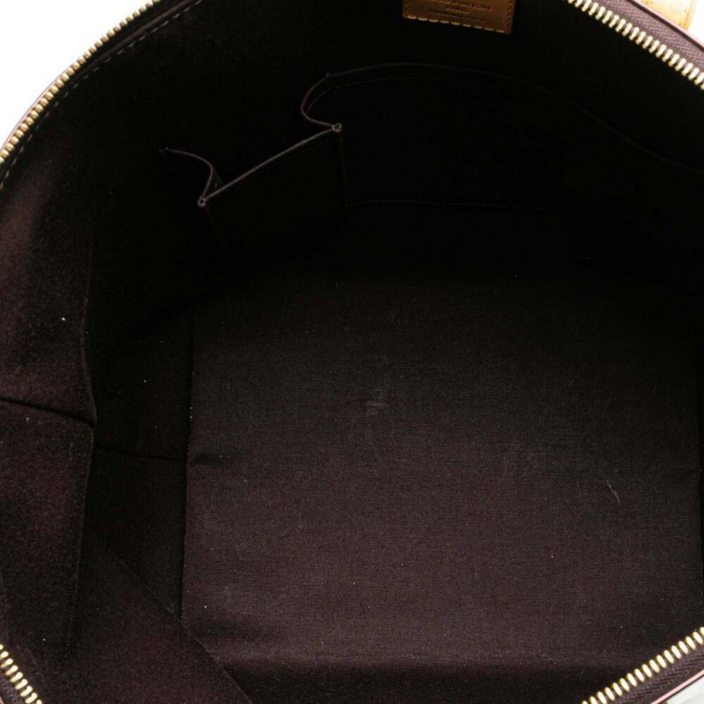 LOUIS VUITTON Authentic Brown Monogram Leather Shoulder Bag - Picture 9 of 14